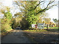 Dunstan Farm entrance, Old Damson Lane in B92 9EE