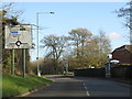 Damson Lane approaching Damson Parkway roundabout in B92 9EP