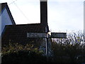 Roadsign on Syleham Road in Syleham