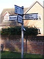 Roadsign on Wingfield Road in Syleham
