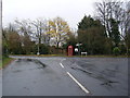 Ridley Lane/Bentley Lane junction in PR7 5PY