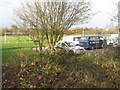 Car park and playing field at Marston Moretaine in MK43 0LP