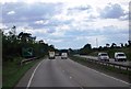 A11, southbound in IP28 6BS