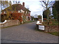 The entrance to Moat House Farm in IP21 5RH