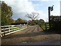 Mannington, farm entrance in BH21 7JX