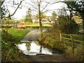 Ford and footbridge at Blackbrook in DE56 2DB