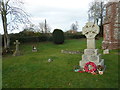 Christ Church, Smannell: poppy wreath in SP11 6JL