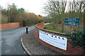 The Entrance to Baden Hall near Eccleshall in ST21 6LG