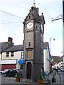 George Pritchard Raynor memorial clock, Llangefni in LL77 7QA