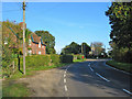 The road from Cranborne to Alderholt Dorset in SP6 3DL
