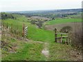 View towards Burpham from footpath in Burpham