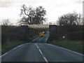 Railway overbridge, Croxton Lane in CW10 9LA