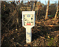 2011 : Pipeline marker on the road to Ram Alley in SN9 5LT