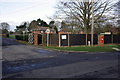 Entrance to Dalton Barracks from Faringdon Road in OX13 6JG