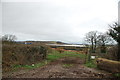 Looking over farmland to the slag heap left by Birch Coppice Mine in CV9 2SG