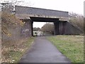 National cycle route passes under Carr Lane in LN6 4RY