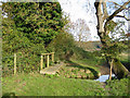 Footbridge over drain in SP6 2AN