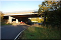 Roundabout under the A10 bridge in SG13 7NZ