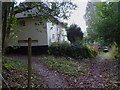 Footpath junction at Fyning in GU31 5EE