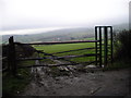 Gate to footpath to North Wick in BS13 0NR