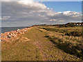 Coastal path along the Nairn Golf Course in IV12 5NB