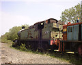 Rusting GWR locomotive at Swansea Vale Railway in SA1 7AN