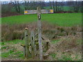 Path junction and redundant stile in GU31 5PE
