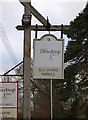 The Dewdrop Inn (2) - sign, Bell Lane, Lower Broadheath in WR2 6RW
