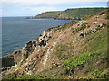 The coast below Portlemouth Down in TQ8 8PU