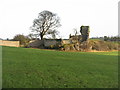 Remains of Waughton Castle in EH40 3DY