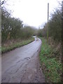 Pulpit Lane, Oving, in winter in MK18 3PF