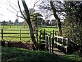 Bottisham: footpath footbridge in CB25 9DU