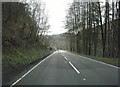 A4046 Cwm Road approaching Aberbeeg in NP13 2EN