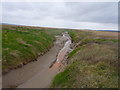 An impassable channel in the marsh in CH64 0SY