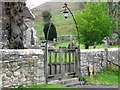 Church gate, St Peter's Church in DT2 9HN