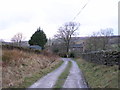 Pennine Way approaching Buckley Farm in Haworth and Stanbury