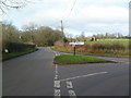 Corfe Mullen, road junction in BH21 3SN