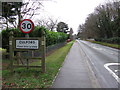 Entering Culford in IP28 6UB
