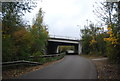 Bridge over the Blackwater Valley Way in GU16 6AU