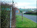 Path and road junction in Berrow
