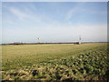 Wind sock and radio mast, Blackpool Airfield in FY8 3DA