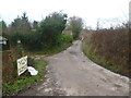 Corfe Mullen, farm entrance in BH21 3RJ