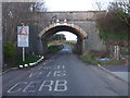 Bridge carrying dismantled railway over Swanbridge Rd, Sully in Sully and Lavernock Community