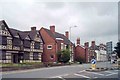 The junction of Millstone Lane, London Road and Hospital Street, Nantwich in CW5 5TE