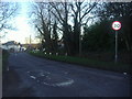 Cobham Road entering Fetcham in KT22 9QS