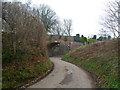 Brog Street, former railway bridge in BH21 3EE
