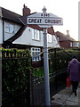 Great Crosby boundary sign, Moor Lane in L23 9UQ