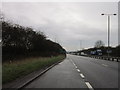 Looking south along the A38 in DE23 4AT