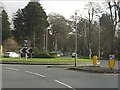 Ivy Road roundabout in SK11 8QB
