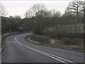 Tight bend southeast of Gilbert's Cross in West Midlands English Region
